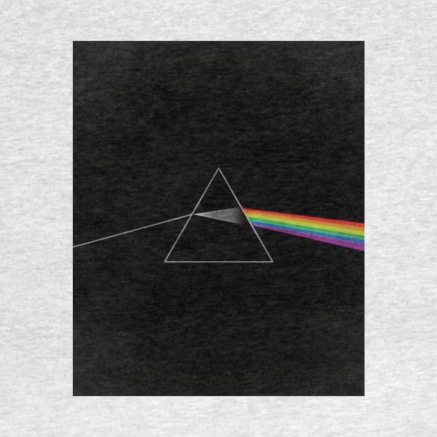 Dark Side Rainbow Prism by OZOROZO